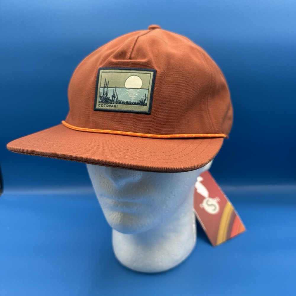 Cotopaxi Desert View Heritage Rope Baseball Cap Hat Adjustable Orange NWT